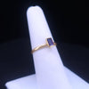 Designed by famous Gurhan, Amethyst Ring Set in 24K Yellow Gold Size 6.25