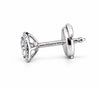 Tiffany & Co Platinum Diamond Soleste Stud Earrings
