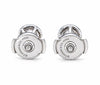 Tiffany & Co Platinum Diamond Soleste Stud Earrings