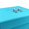 Tiffany & Co Platinum Diamond Soleste Stud Earrings