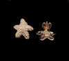 Vintage Tiffany & Co. 18K Yellow Gold Bumpy Starfish Stud Earrings