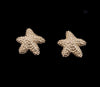 Vintage Tiffany & Co. 18K Yellow Gold Bumpy Starfish Stud Earrings