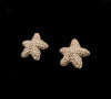Vintage Tiffany & Co. 18K Yellow Gold Bumpy Starfish Stud Earrings