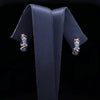 Sixteen Stone by Tiffany Narrow Earrings in Platinum & Yellow Gold with Diamonds