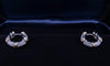 Sixteen Stone by Tiffany Narrow Earrings in Platinum & Yellow Gold with Diamonds