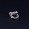Sixteen Stone by Tiffany Narrow Earrings in Platinum & Yellow Gold with Diamonds