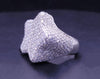 Star Shape Ring in 14K White Gold With Diamonds Size 8.5