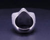 Star Shape Ring in 14K White Gold With Diamonds Size 8.5