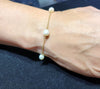 Elsa Peretti For Tiffany. Co 18k Gold With Five Freshwater Cultured Pearls