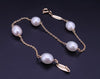 Elsa Peretti For Tiffany. Co 18k Gold With Five Freshwater Cultured Pearls