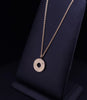 Tiffany & Co Circle Logo Necklace Yellow Gold