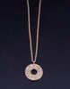 Tiffany & Co Circle Logo Necklace Yellow Gold