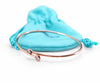Elsa Peretti Diamond Hoop Single-row Bangle R/G