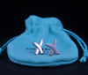 Tiffany & Co. Sterling Silver Kiss Cross Women's  Earrings 925