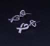 TIFFANY & CO. STERLING SILVER PICASSO LOVING HEART DANGLE EARRINGS