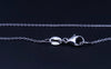 Tiffany & Co PLT Fleur de Lis  Key Necklace Diamonds Pendant Charm Chain 16''