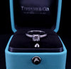 Tiffany & Co. Lucida 950 solid platinum 0.59CTS diamond ring