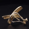 Paloma Picasso Tiffany & Co.  18K Yellow Gold Graffiti X Earrings