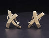 Paloma Picasso Tiffany & Co.  18K Yellow Gold Graffiti X Earrings