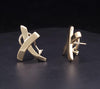 Paloma Picasso Tiffany & Co.  18K Yellow Gold Graffiti X Earrings