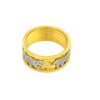 Diamond Tiger Men's Ring in 18K Yellow Gold