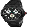 Gucci G-Timeless Chronograph Black Dial Black Steel Strap Watch Men -YA126268