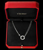 Cartier Love Pendant Necklace, 18K White Gold, 2 Brilliant-Cut Diamonds