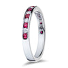 Tiffany Co Platinum Diamond Ruby Wedding Band Ring