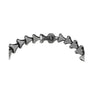 David Yurman Armory Single Row Link Bracelet with Black Diamonds