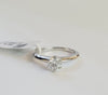 Tiffany &Tiffany & Co Platinum Round NATURAL Diamond Solitaire Ring H-VS1 .72CT