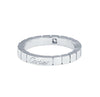 Cartier 18k White Gold and Diamond Lanieres Ring, 57 size