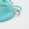 Tiffany & co platinum 950 3mm ring size 8.5