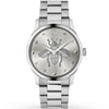 Gucci G Timeless Silver Dial Silver Steel Strap Watch For Women - YA1264126