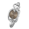 Gucci Horsebit Collection Quartz Brown Dial Silver Steel Strap Watch For Women