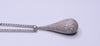 Hand Made Double Chain Necklace in 18K White Gold With Diamonds