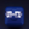 Tiffany & Co Atlas 18K White Gold Three Diamond Open Band Ring