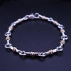 Tiffany & Co. Bar Link Chain Bracelet in Silver & Yellow Gold