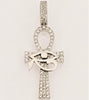 Customer Jewelry pendant in 14K White Gold with Diamonds 1.00ctw