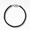 Men's David Yurman Spiritual Beads Bracelet in Sterling Silver with Black Onyx