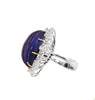Unique Diamond Lapis Lazuli Ring in Gold