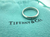 Tiffany & Co. Platinum  Wedding Band Ring  4.5mm  Size9.25