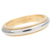 TIFFANY & Co. Platinum 18K yellow Gold 3.3mm Milgrain Wedding Band Ring 9.5