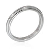 Tiffany & Co. Milgrain 2mm Band Ring  in Platinum Size 6