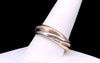 Cartier Tri Color 18K Yellow White & Rose Trinity Band Ring