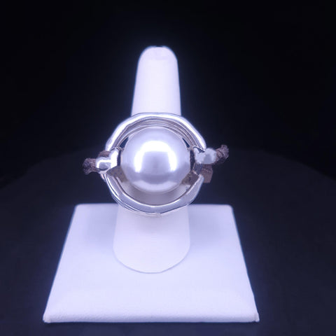 UNO de 50 Pearl ring Size 9.25