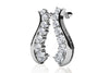 Wavy Journey Diamond Earrings