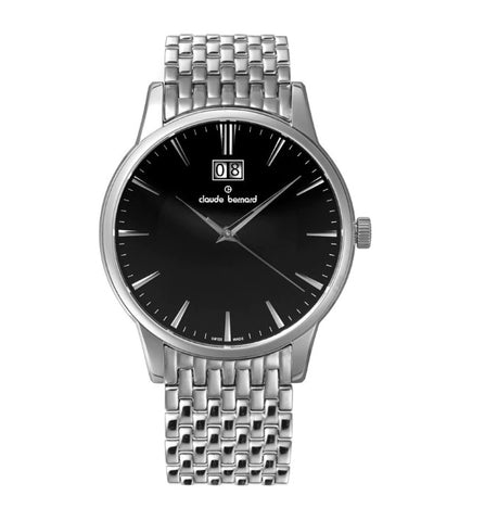 Claude Bernard 63003 3M NIN Men's Watch Black Dial with date