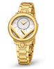 Fendi Run Away 28mm Diamond Yellow Gold Women's Watch F711424000