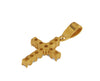 Custom made Cross in 14k Yellow Gold with 0.8ct Diamonds