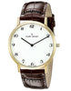 Claude Bernard Men's 20206 37J BB Gents Slim Line Analog Display Swiss Quartz Brown Watch